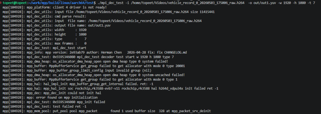 图片[1]-【MPP踩坑记录】RK3588跑MPP的./mpi_dec_test运行报错-天煜博客